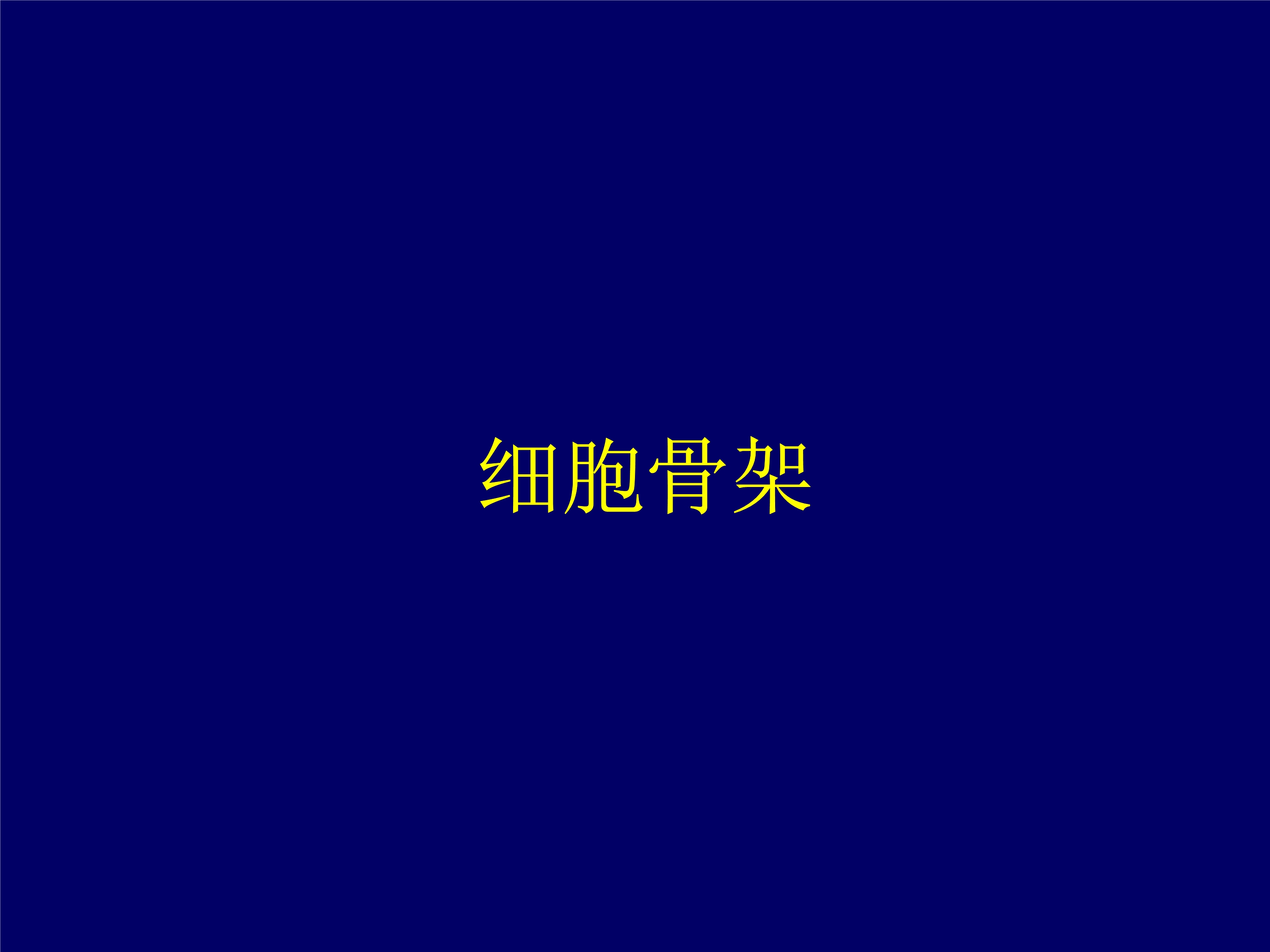 01_细胞骨架